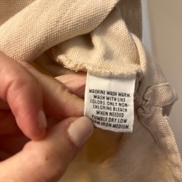 Men’s Ralph Lauren polo Shirt, Beige top, hunter green polo guy, size xlg - Picture 5 of 5